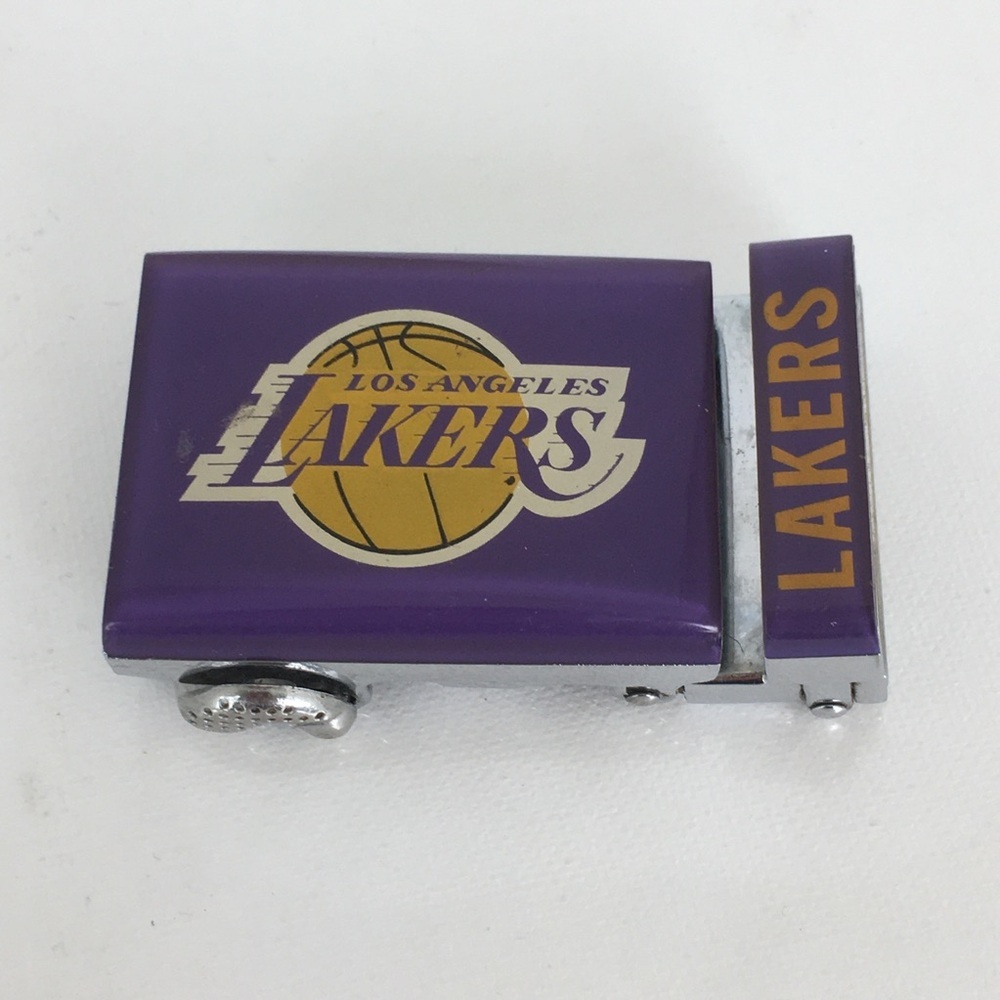 Mission L.A. Lakers Belt Buckle Purple Yellow